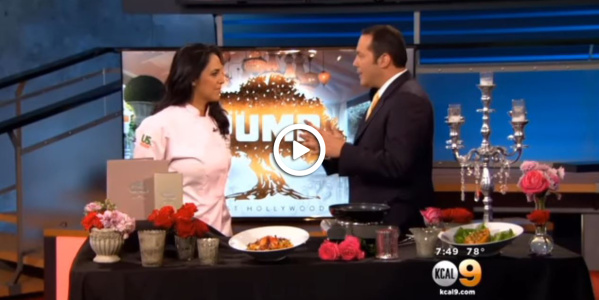 PUMP's Executive Chef Stops by KCAL 9
